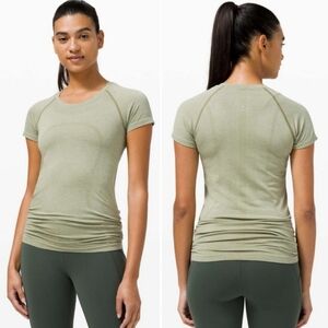 Lululemon Swiftly Tech Short Sleeve 2.0 Rosemary Green/Green Fern